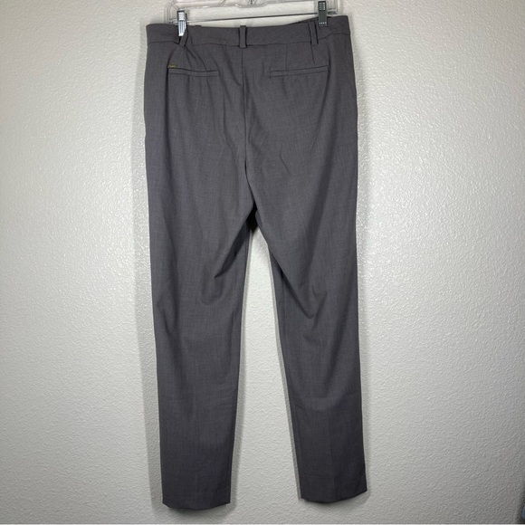 DKNY Womens Dress Pant Gray 10 Straight Leg Trousers Rayon Minimalist - Picture 11 of 16